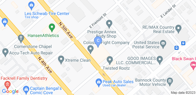 Map to Colossal Fight Company